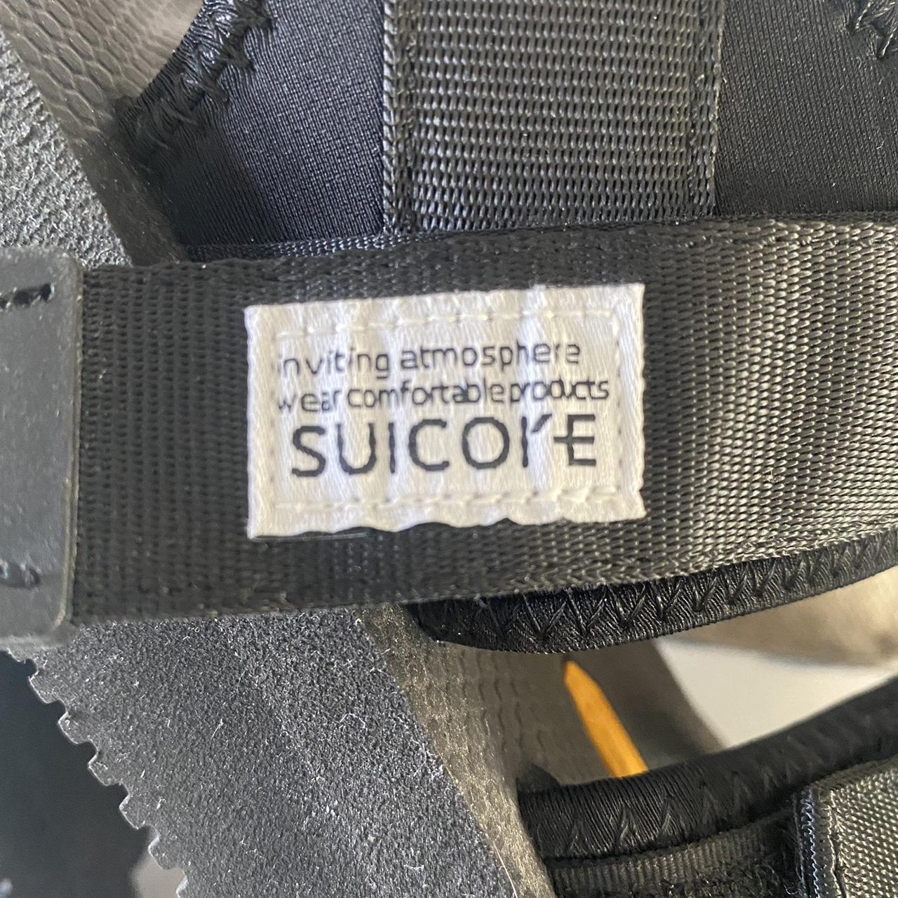Suicoke Black Strap Sandals Size 9 - Depop