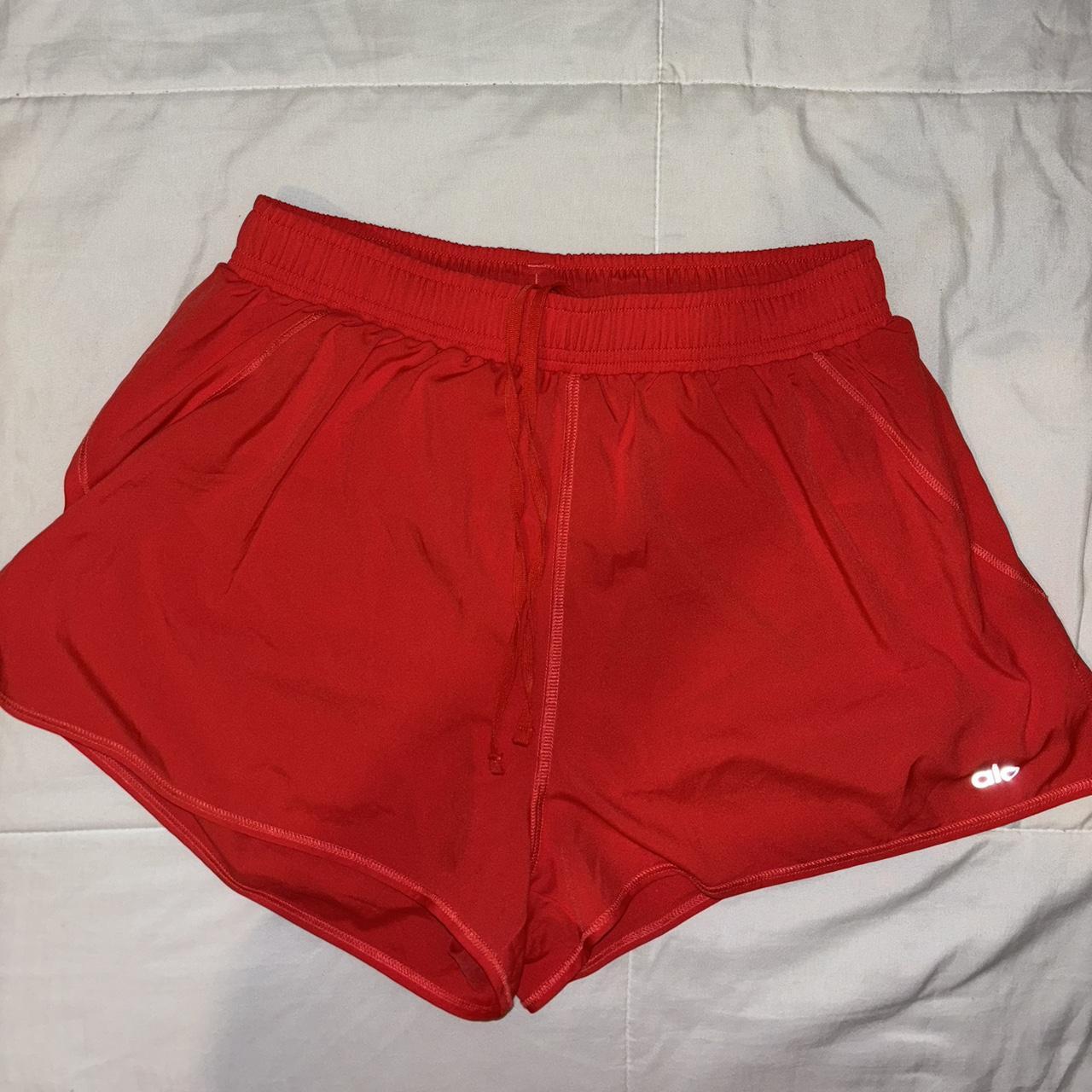 Brand new alo red shorts Size S - Depop