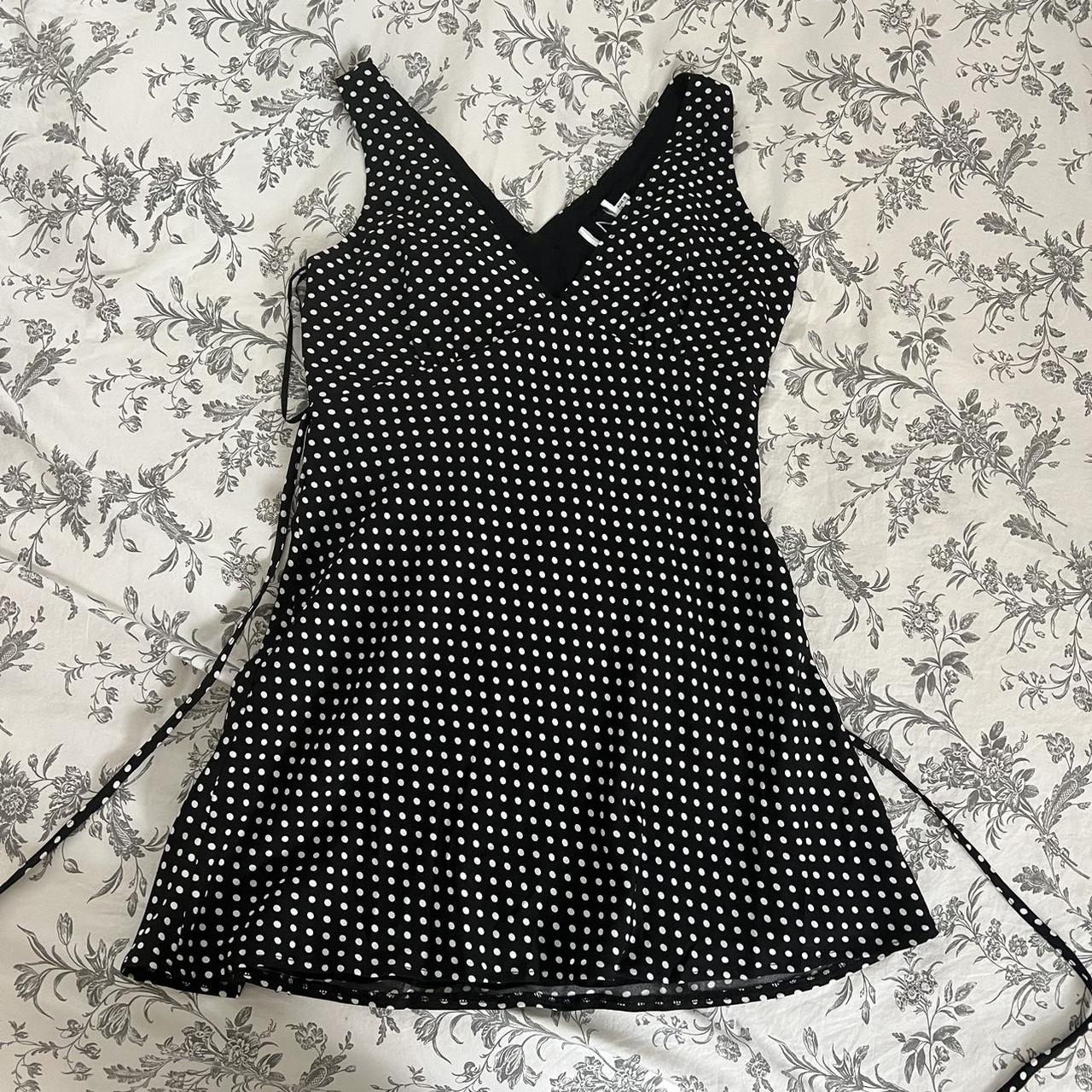 Nellie Mini Dress Black Polka Dot