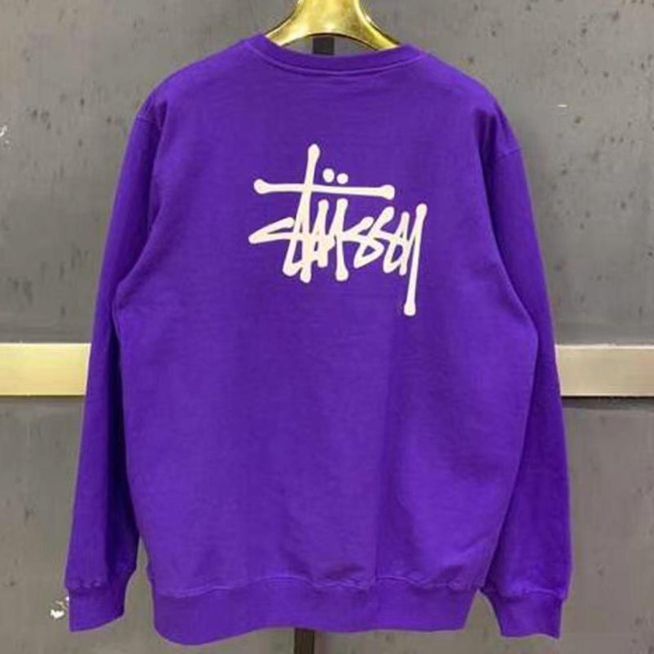 Stussy purple sale hoodie