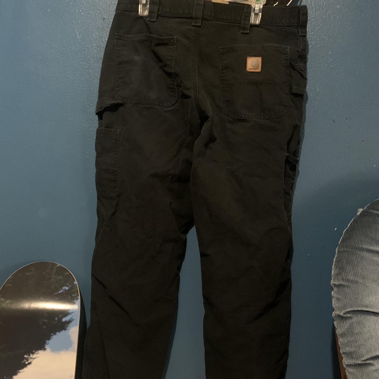 Black carhartt work outlet pants