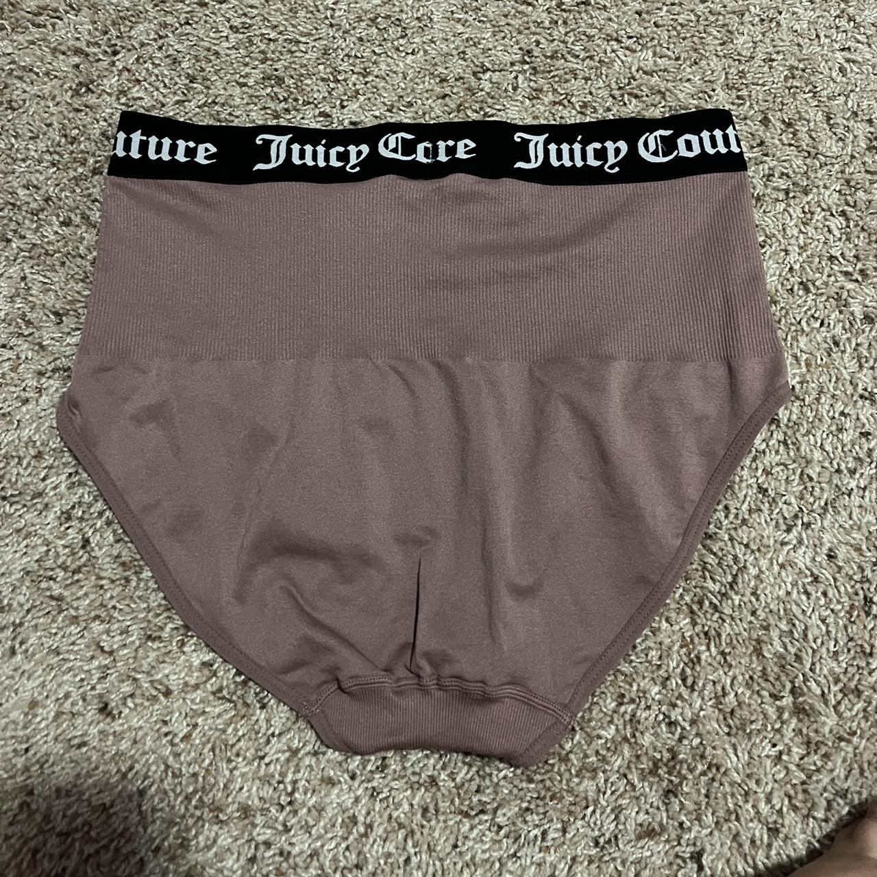 juicy couture gray logo boxers in size L bought - Depop