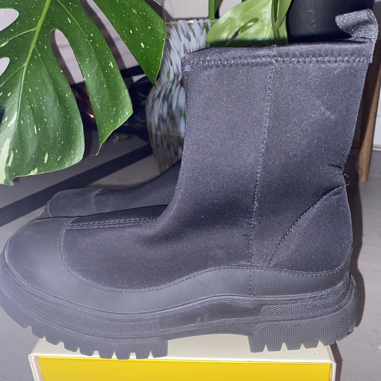 zara black combat boots