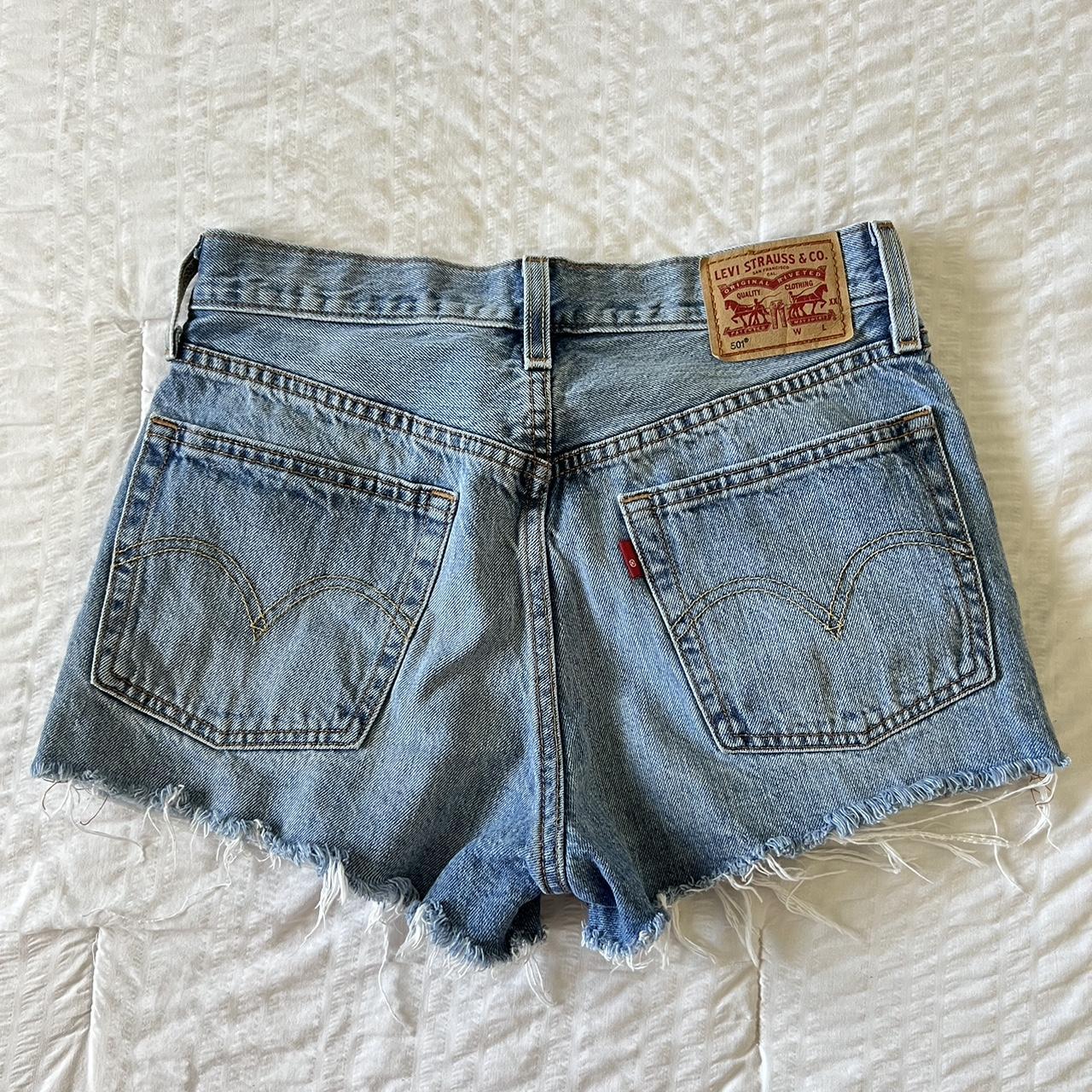 Levi’s 501 shorts - labeled size 26 - in perfect... - Depop