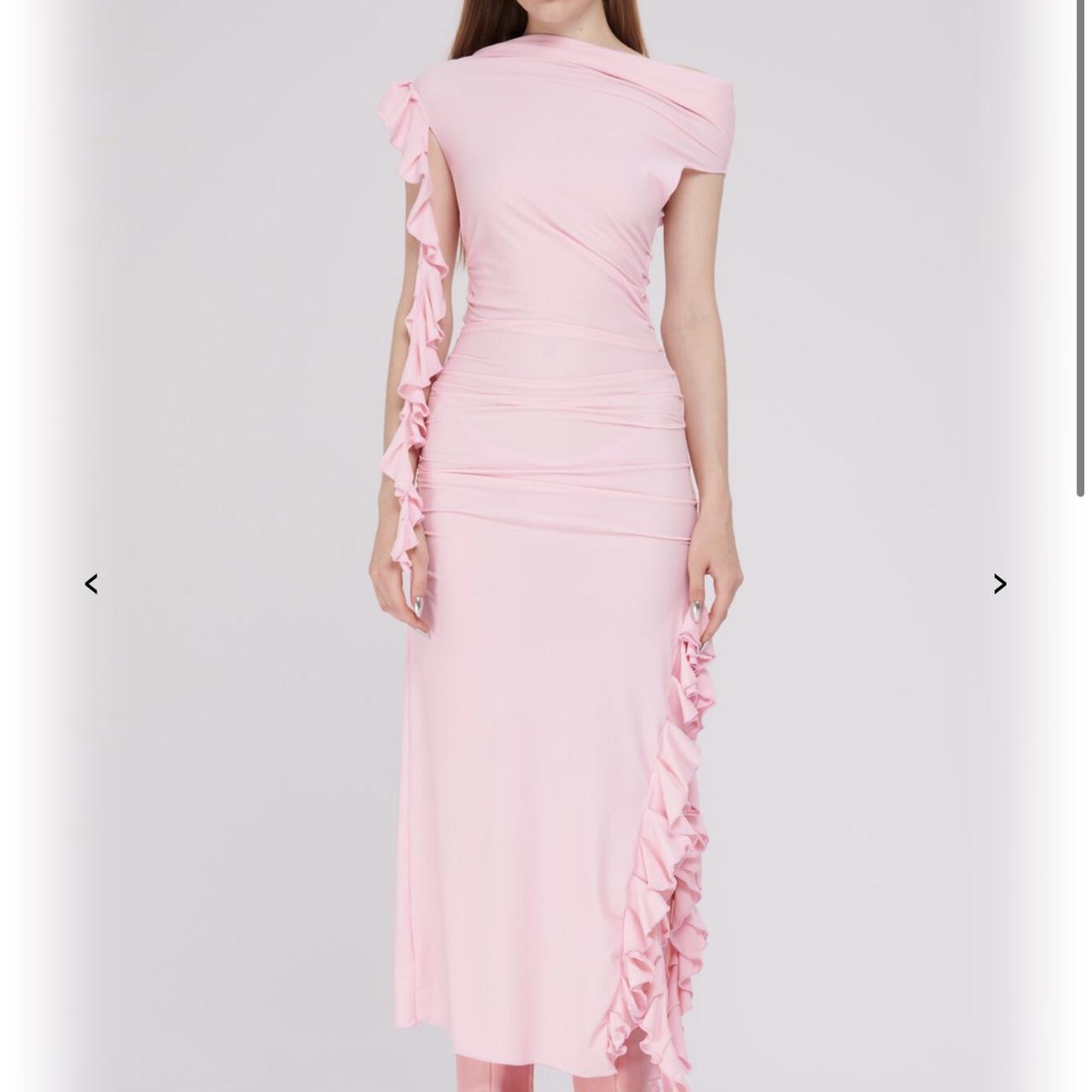 fanci club ruffle dress