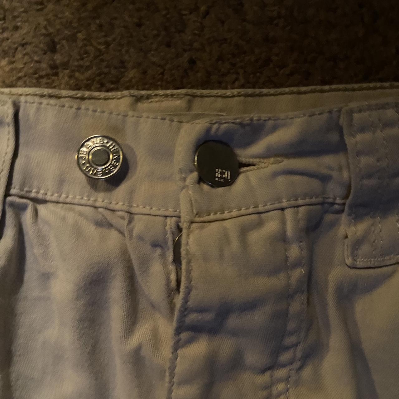 tilly’s rsq khaki colored cargo pants size 24 (fits... Depop