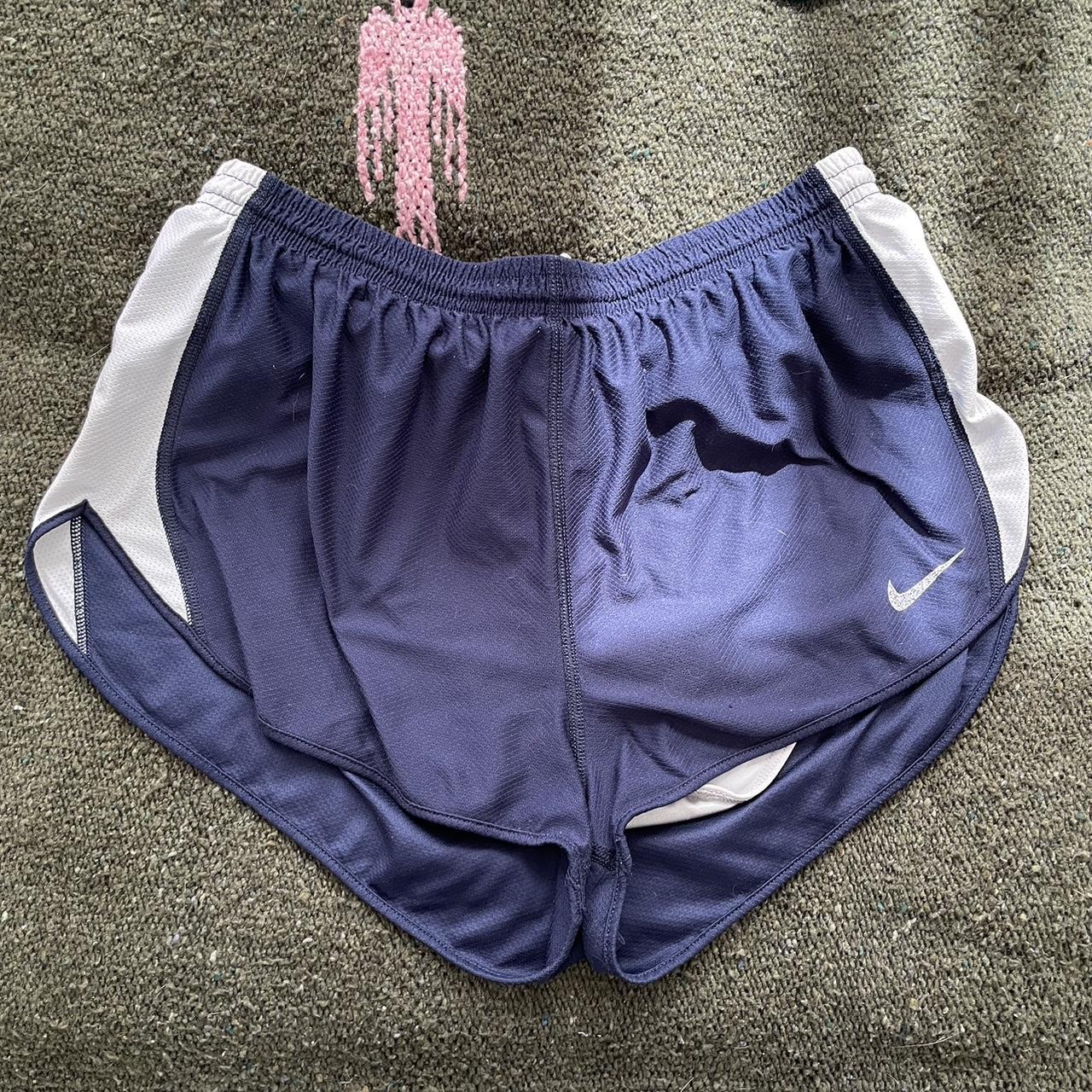Nike Women's Navy Shorts Depop