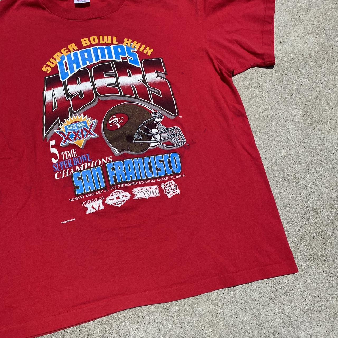 San Franco 49ers super bowl XXlX champs t shirt