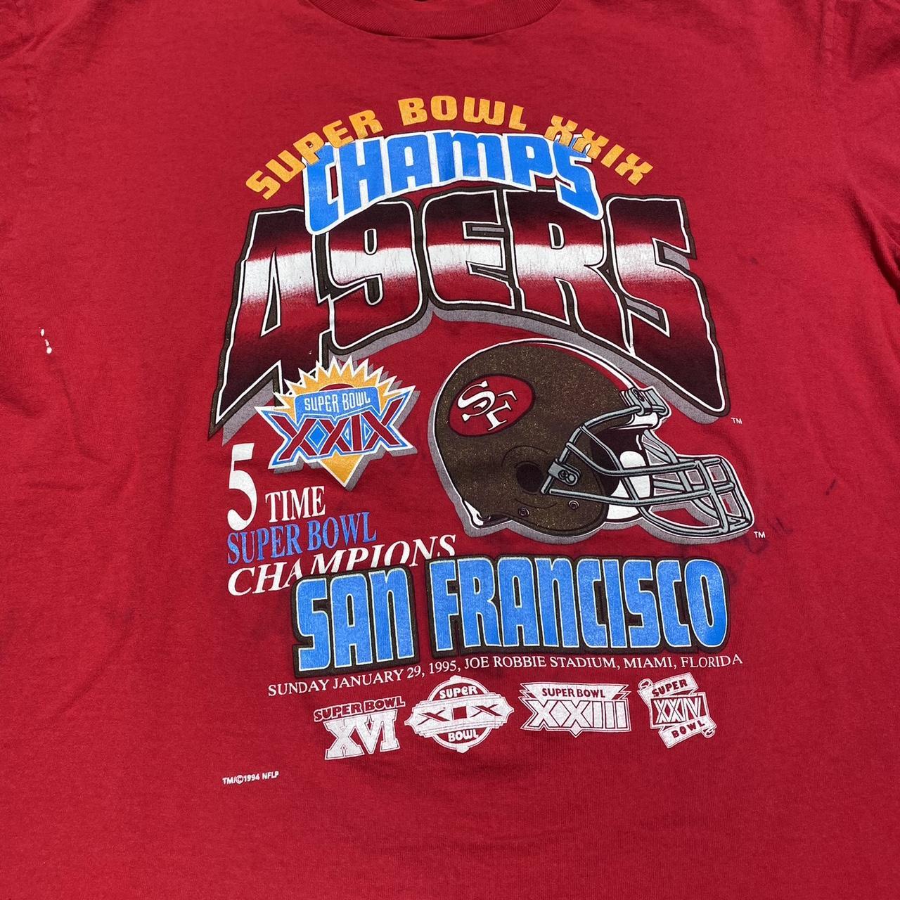 San Franco 49ers super bowl XXlX champs t shirt