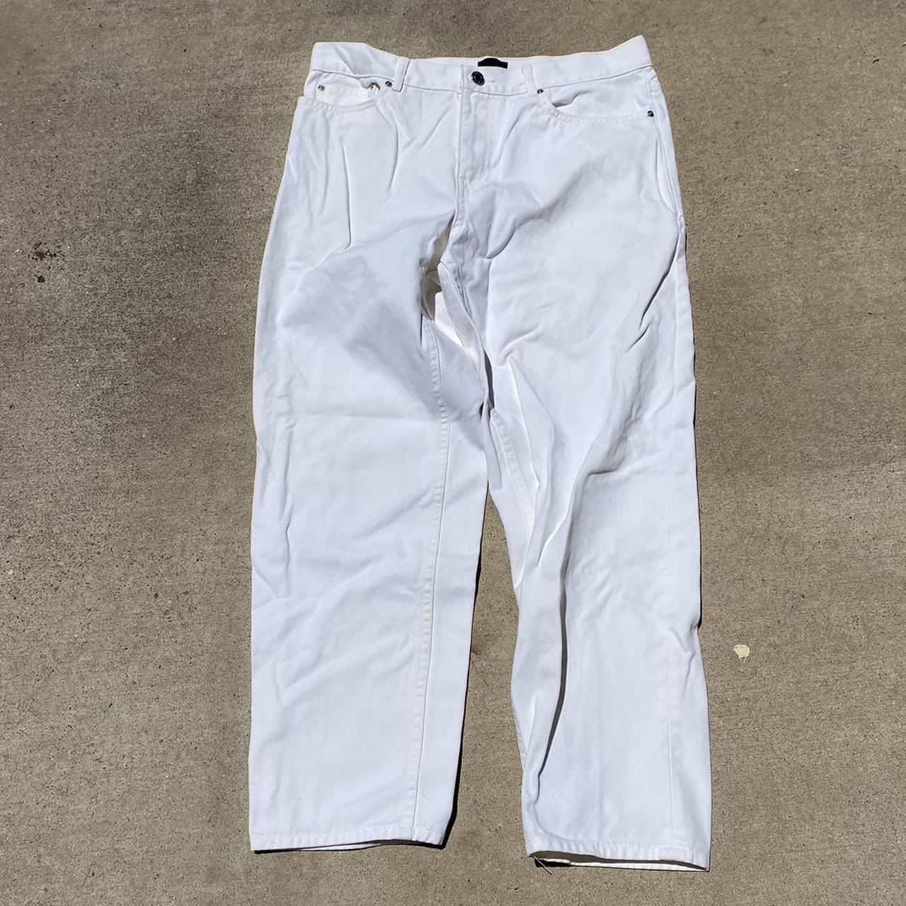 White H&M denim jeans 🤍 • size 31x30 🧟‍♂️ • In... - Depop