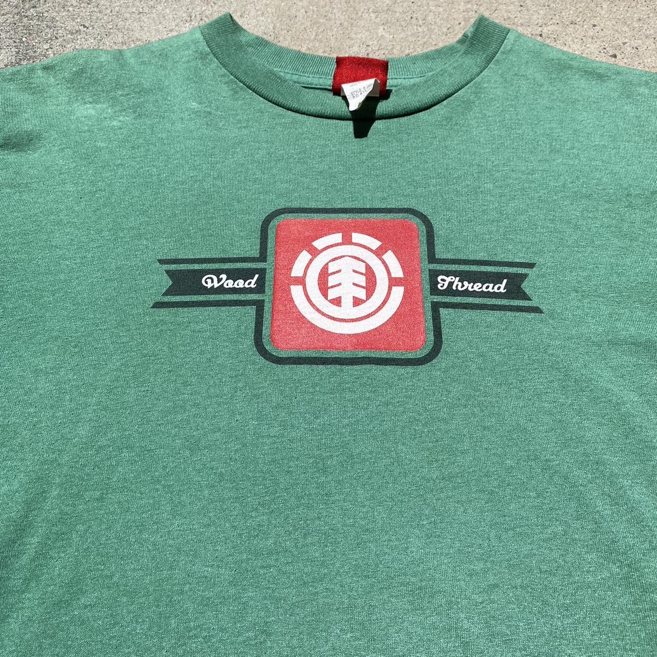 Vintage Element Skateboards Green graphic tee 🛹 •... Depop