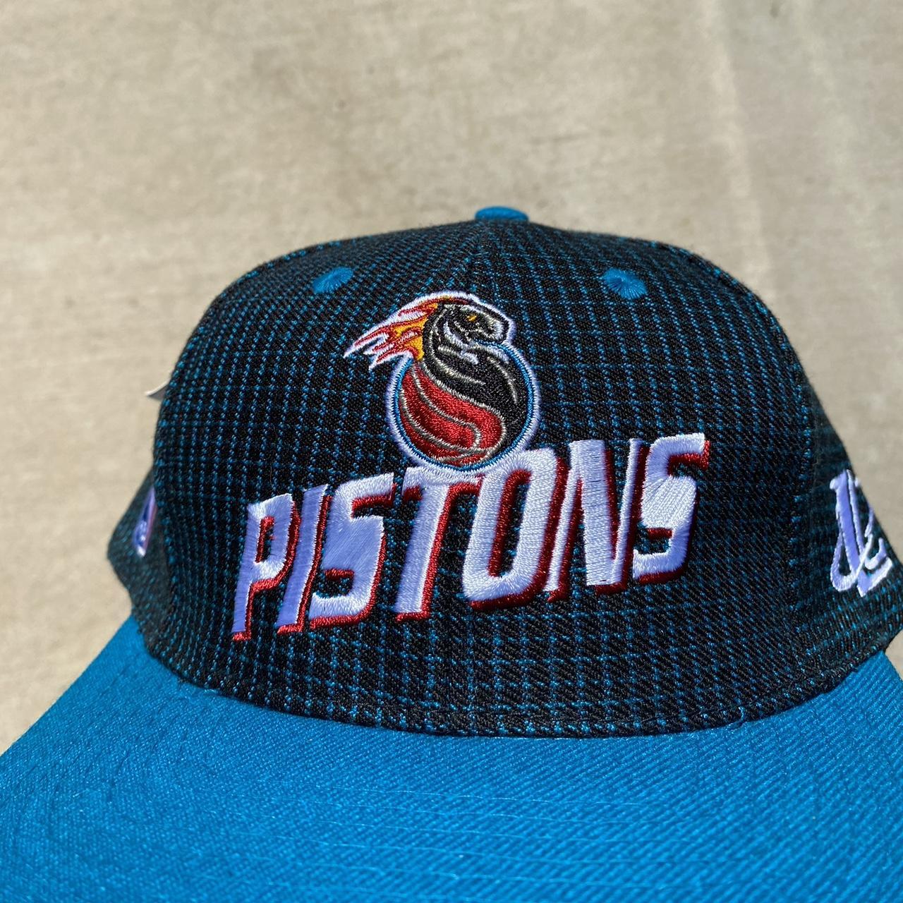 Detroit Pistons Vintage 90s Logo Athletic Snapback  - Depop