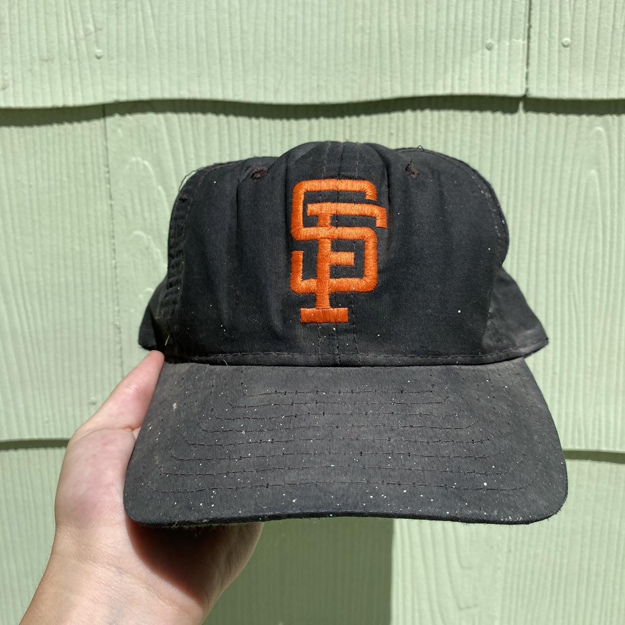 Vintage San Francisco Giants Hat Cap Black Snapback Pro Stars Universal MLB