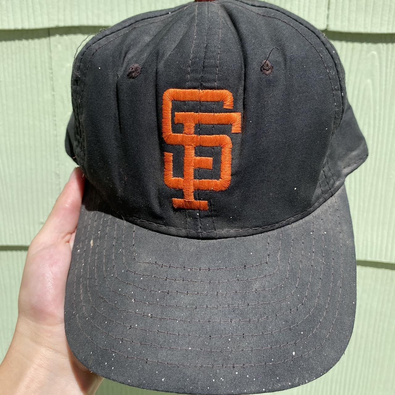 Vintage San Francisco Giants Hat Cap Black Snapback Pro Stars Universal MLB