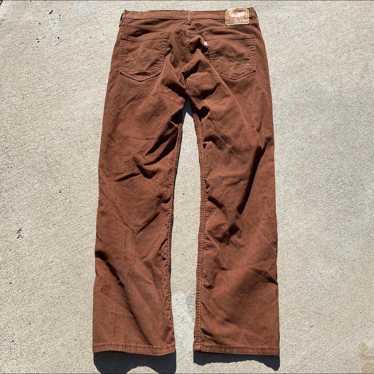 Levis 514 corduroy brown best sale