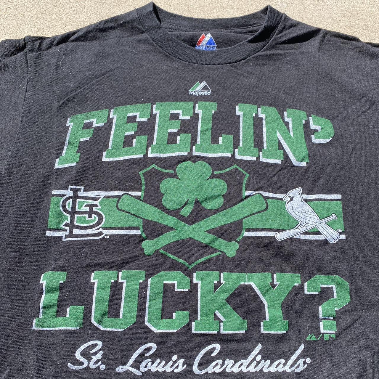 St Louis Cardinals Baseball St Patricks Day Mens T-Shirt Size XL