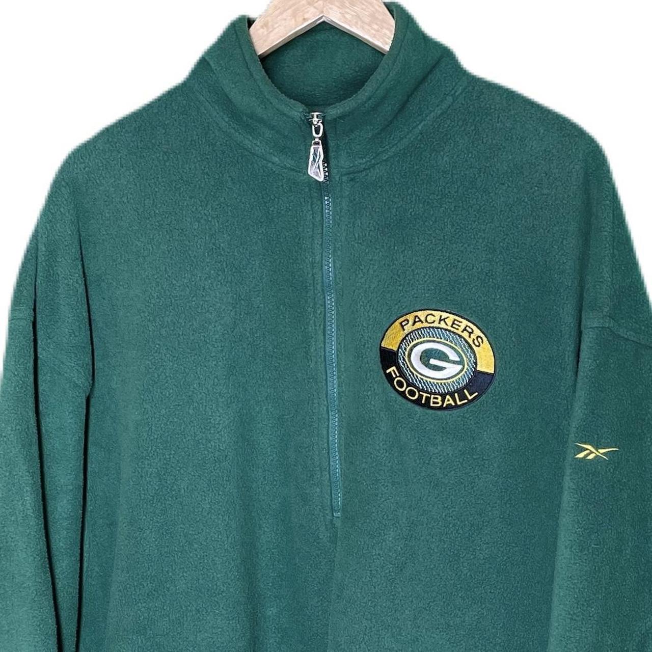 Green Bay Packers Reebok Full Zip Jacket Pullover NFL