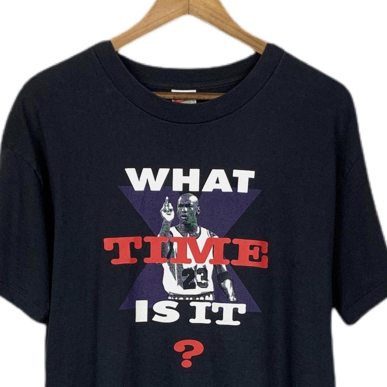 Vintage black Nike air Jordan What Time Is Depop