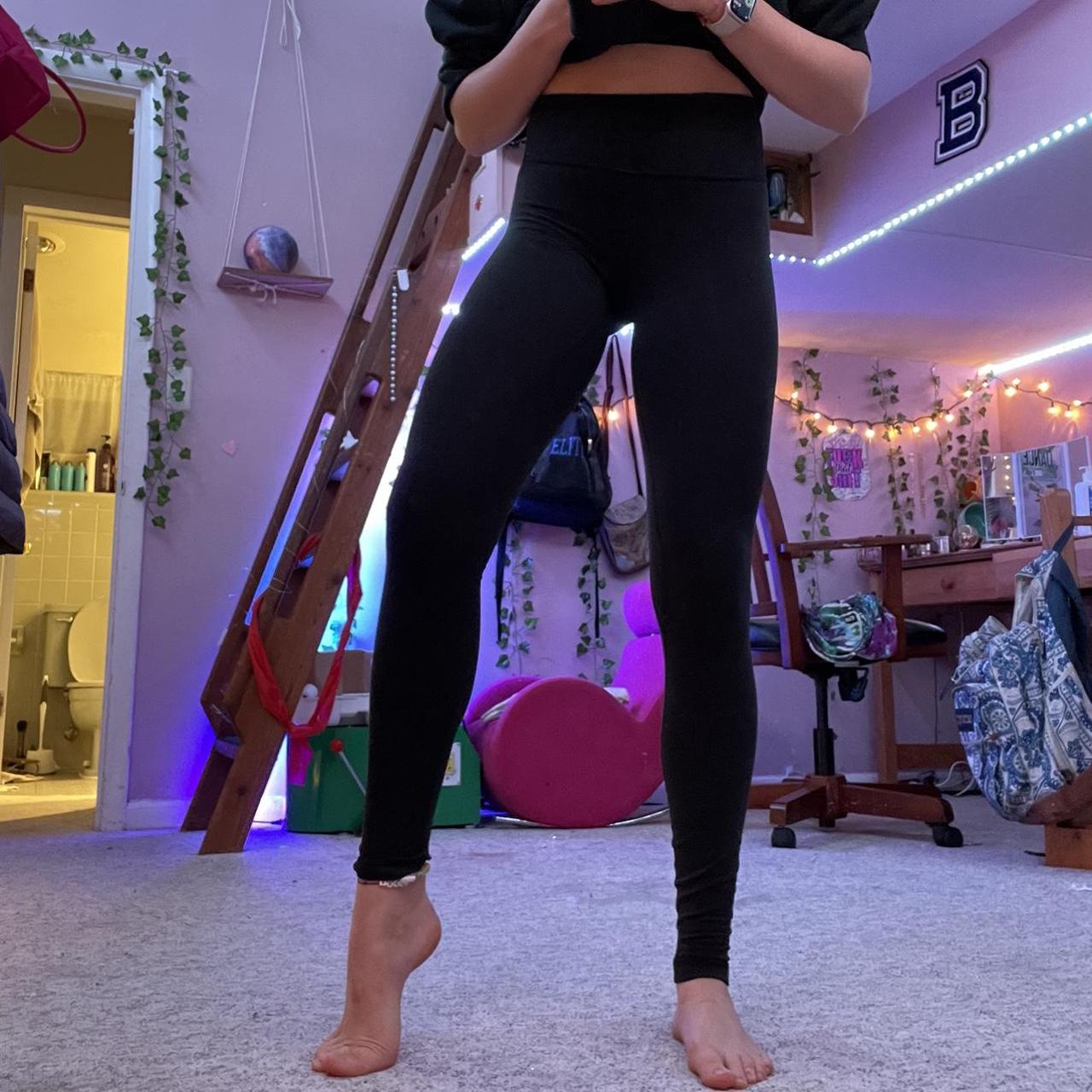 Black align size 2 Lululemon leggings 28 inch FREE... - Depop