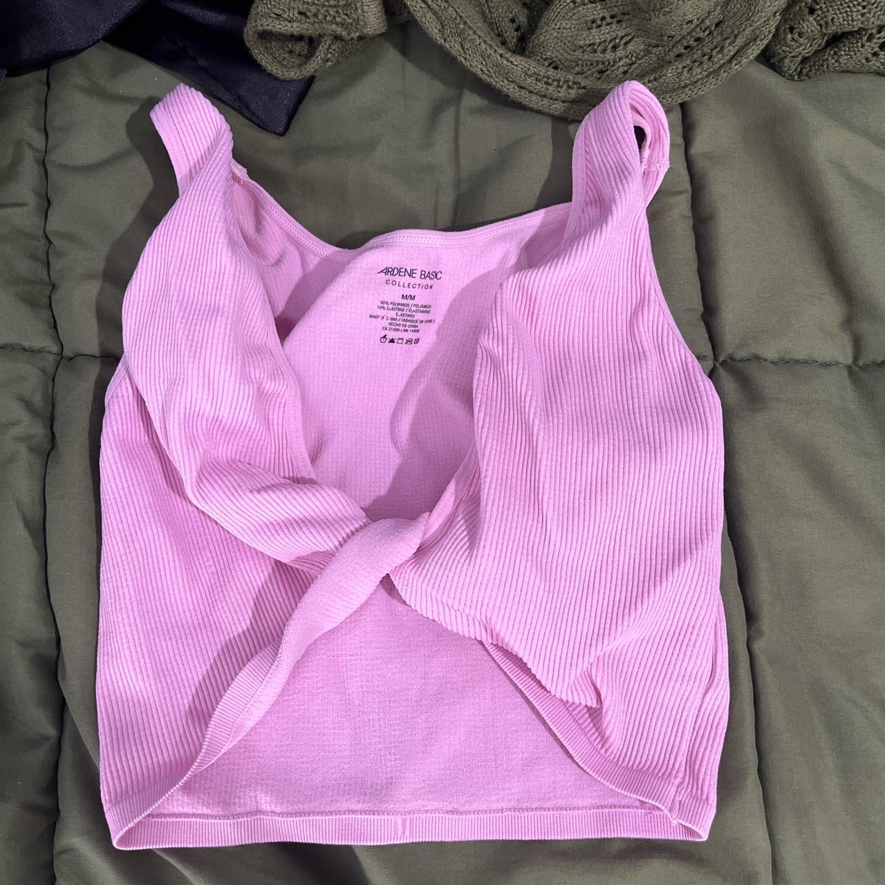 Urban Outfitters Women's Pink Crop-top