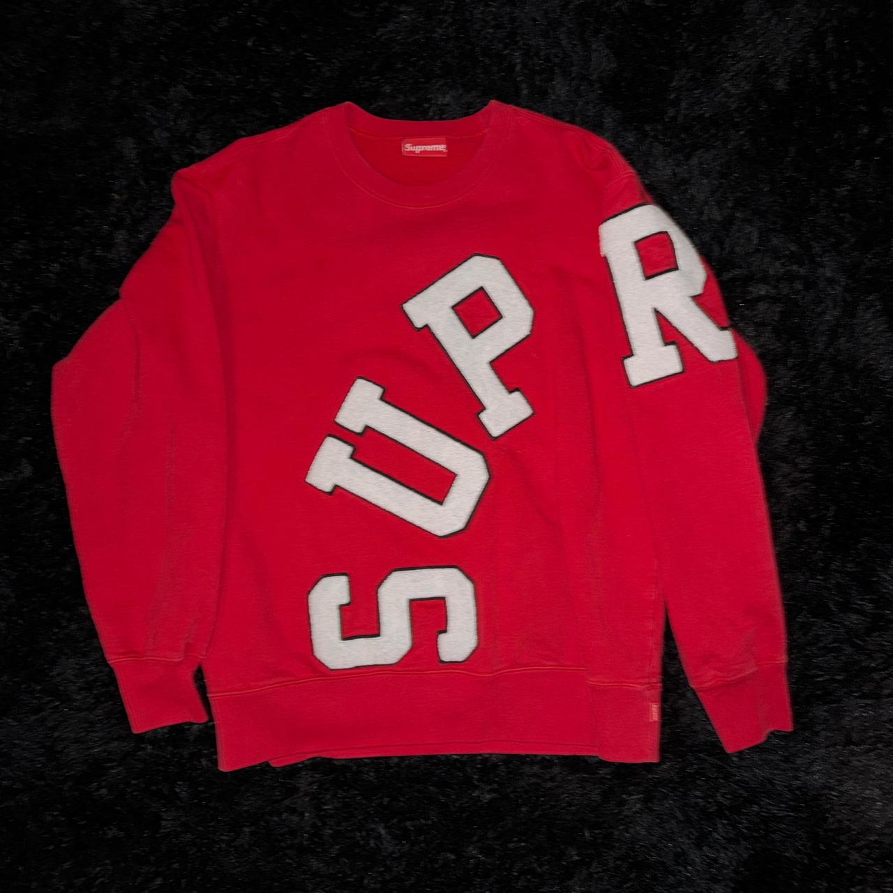 Supreme big arc crewneck Sweater. Size L Depop