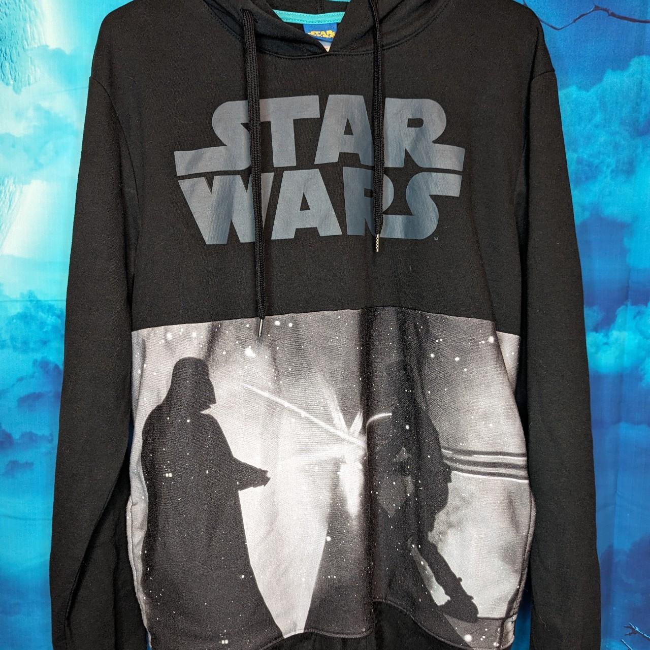 Star Wars hoodie size large. Vader vs Luke Depop