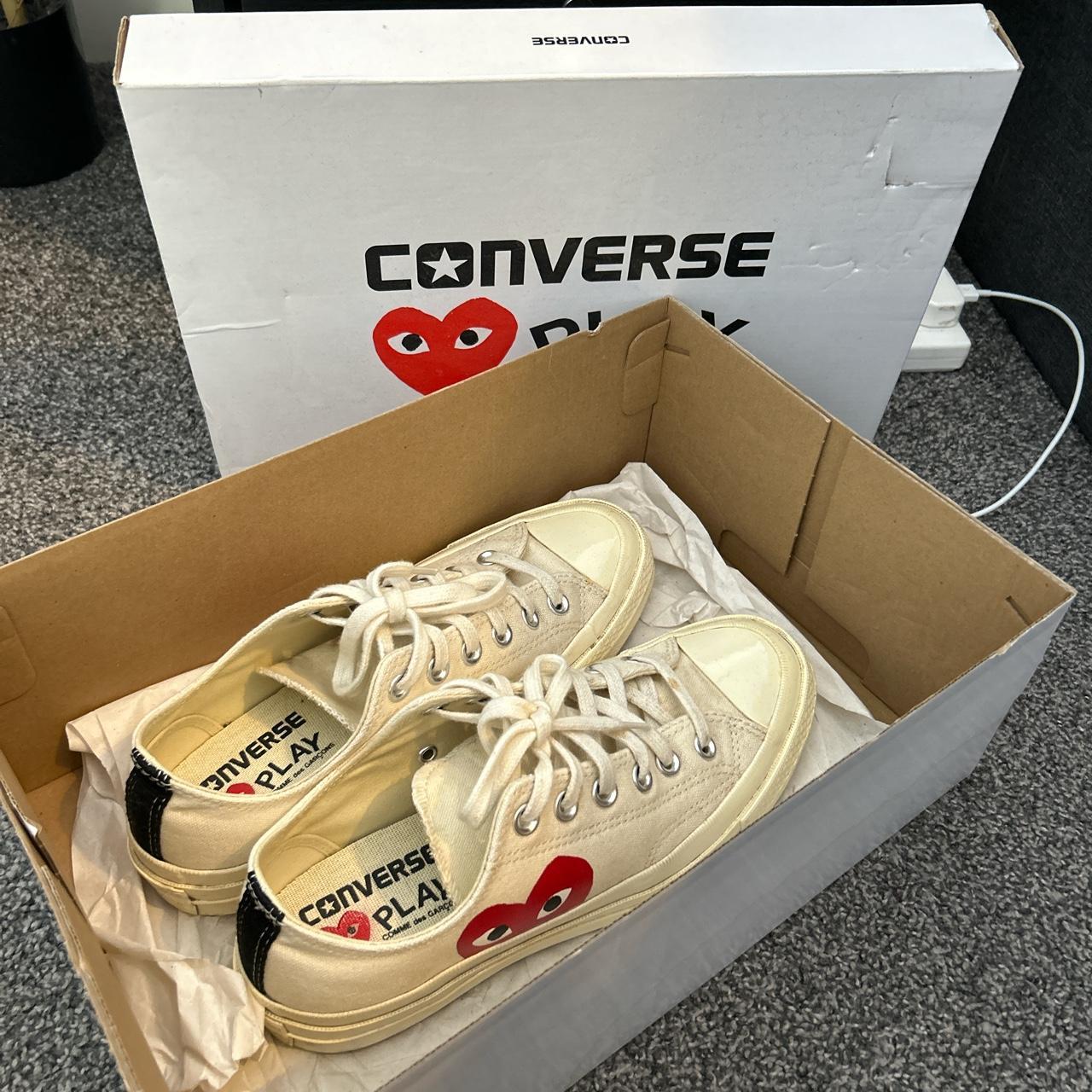 Cdg converse outlet high on feet