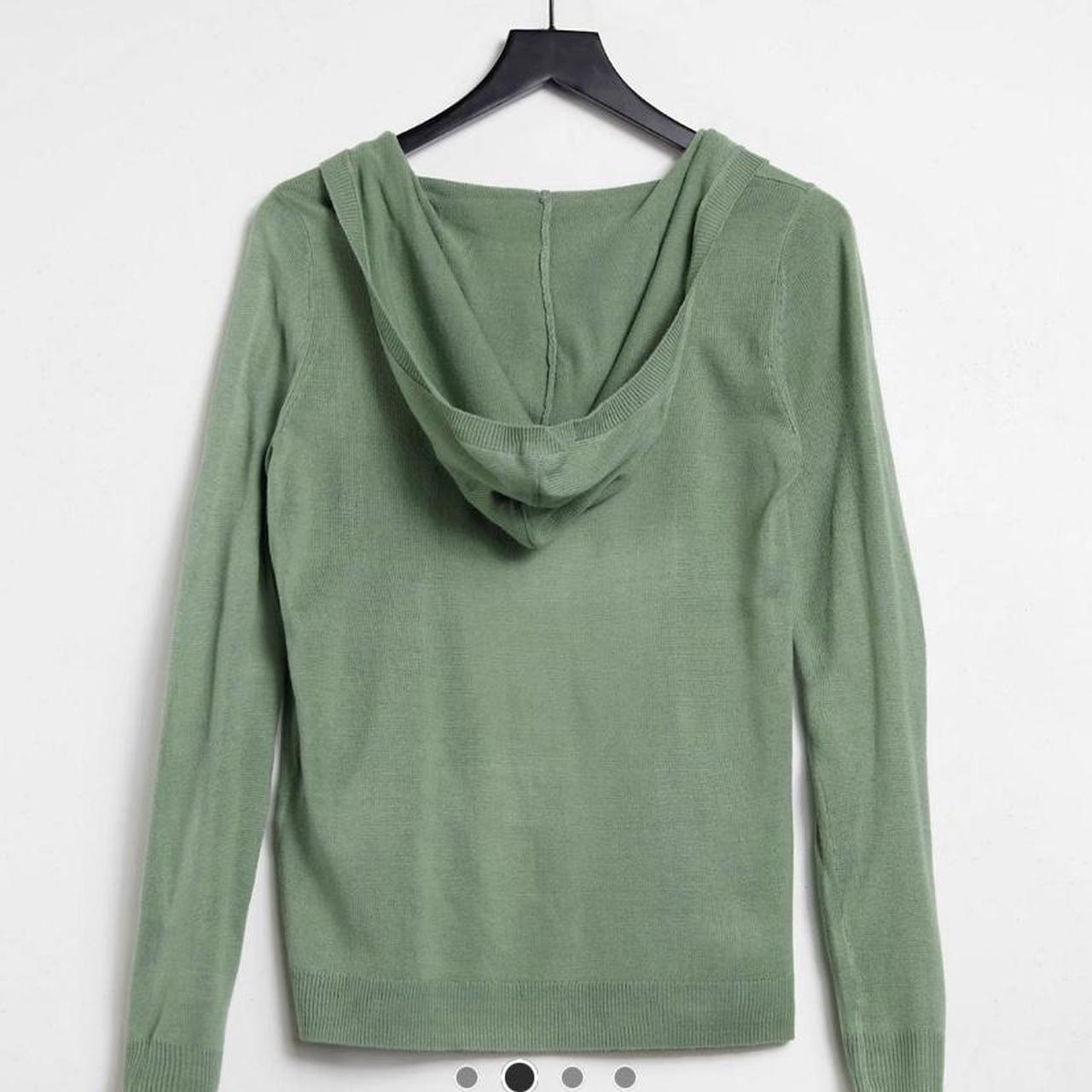 ONLY Sage green hooded cardigan! Shipping included!... Depop