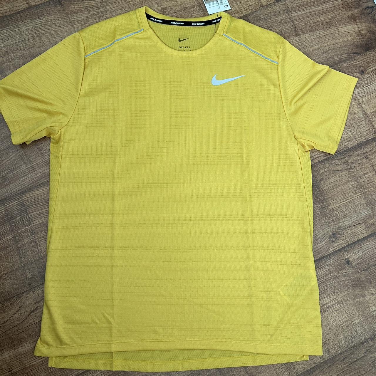 Nike Miler Yellow Size - Large Condition - Brand... - Depop