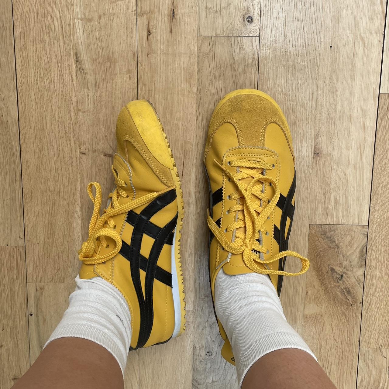 Onitsuka Tiger Mexico 66 in yellow, size 7 but fits... - Depop