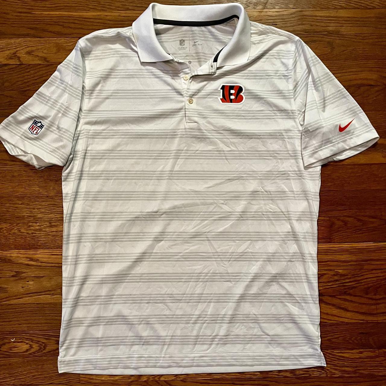 Cincinnati Bengals Nike Dri-Fit NFL On Field Polo... - Depop