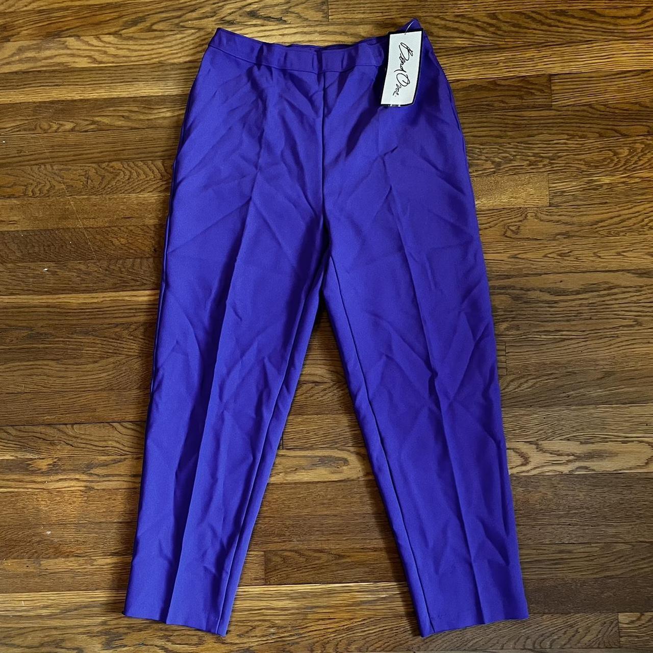 NWT Bend Over Casual Pants Womens 14 Short Purple... - Depop