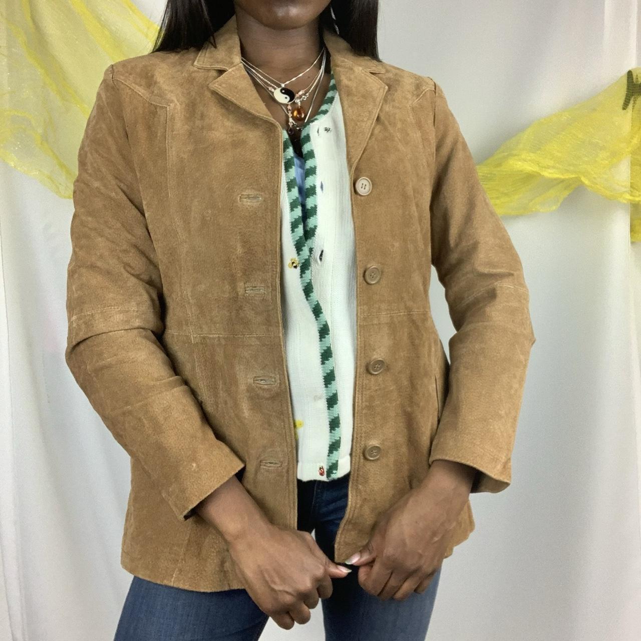 Women's Tan Jacket Depop