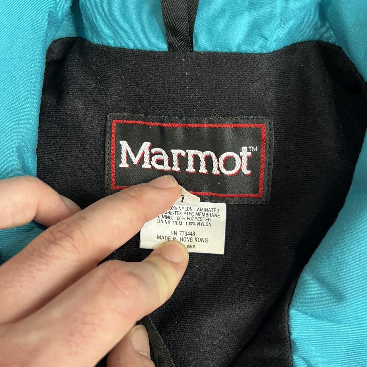 Vintage Marmot Goretex Jacket Colors pop Size is... - Depop