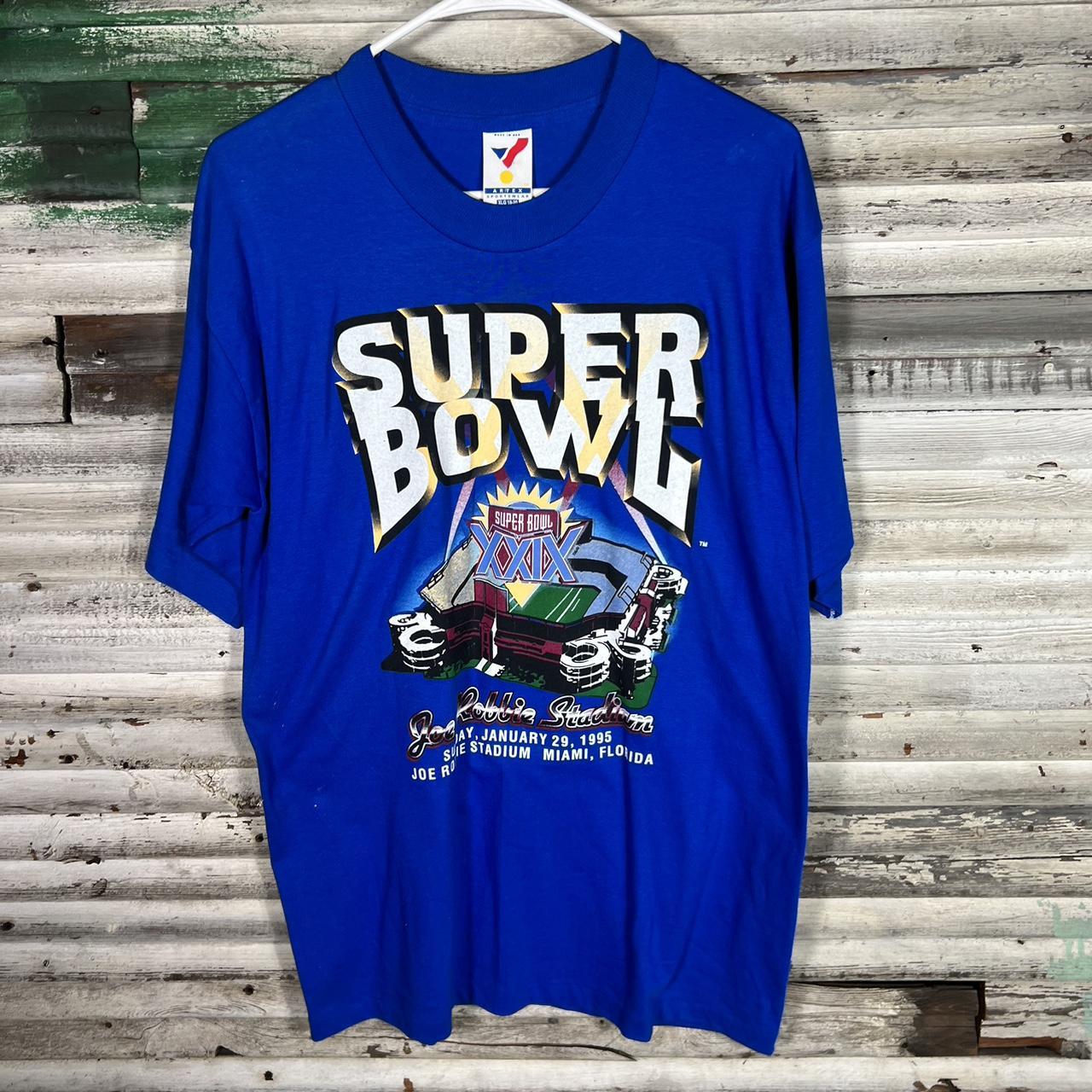 Vintage Super Bowl Shirt Made in USA Single... - Depop