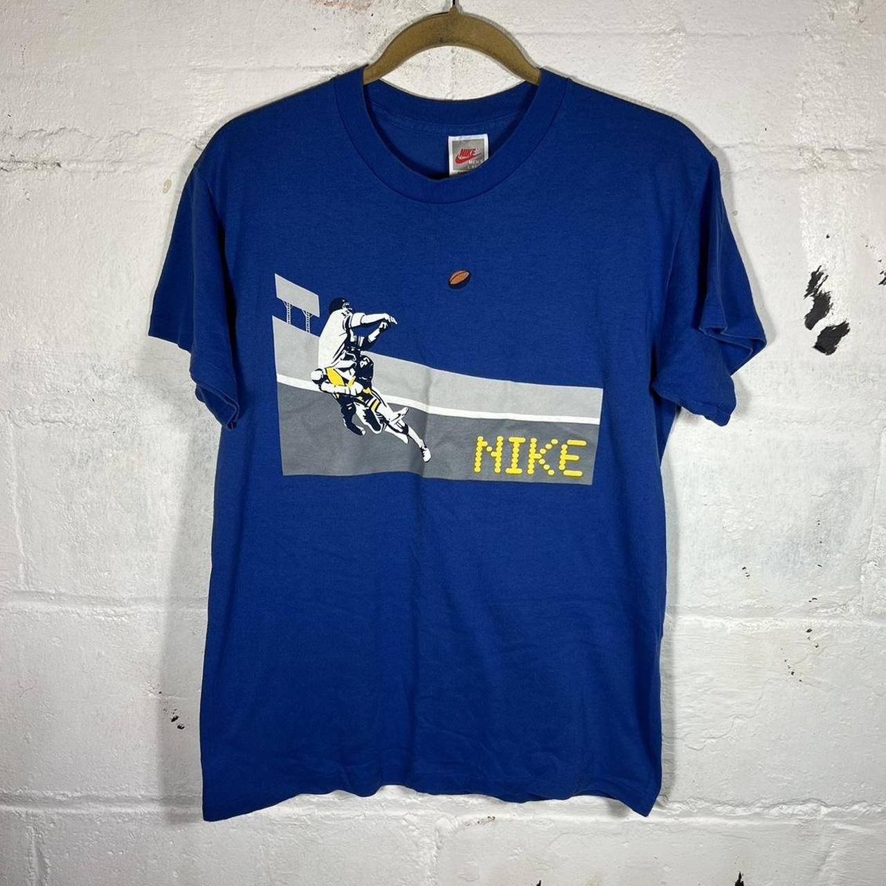 Vintage Nike Air Swoosh Collage White Tag 90s Made In USA