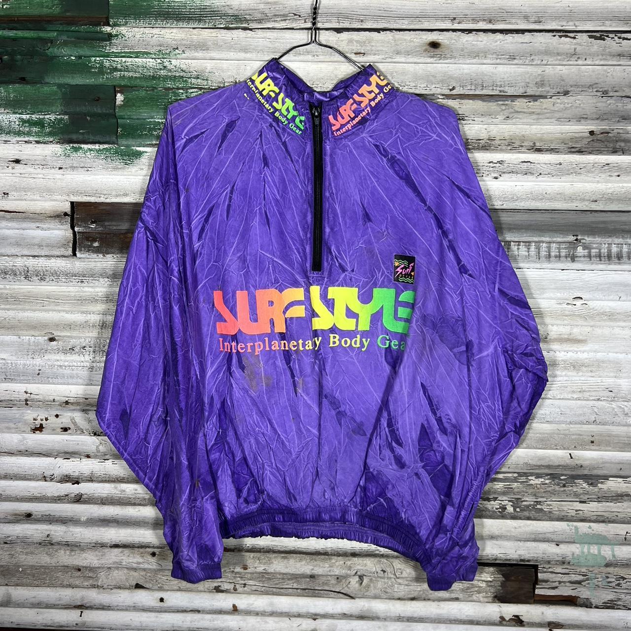 Vintage Surfstyle Windbreaker Vintage Colorful. Depop