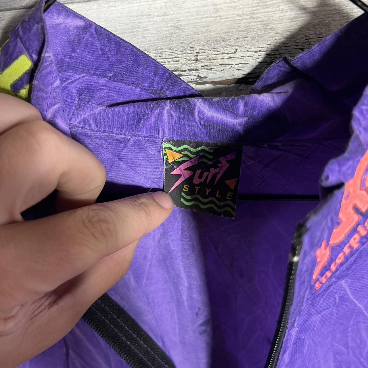 Vintage Surfstyle Windbreaker Vintage Colorful | Depop