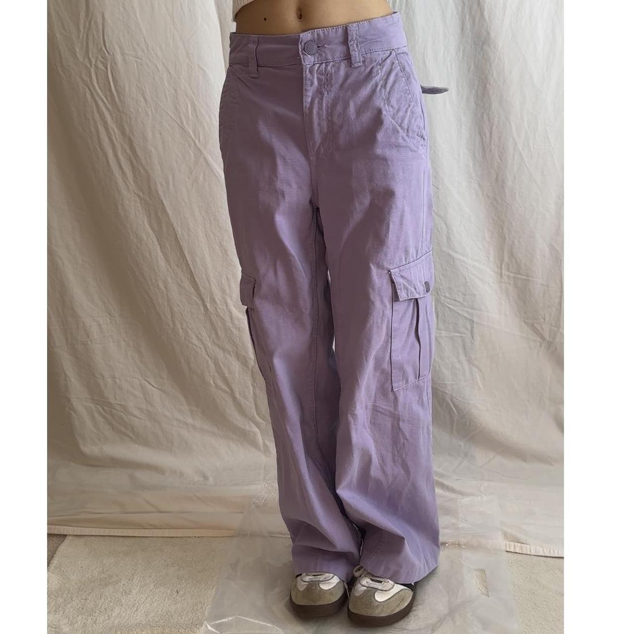 Dickies Pants! Light purple cargo-pants Dickies - Depop