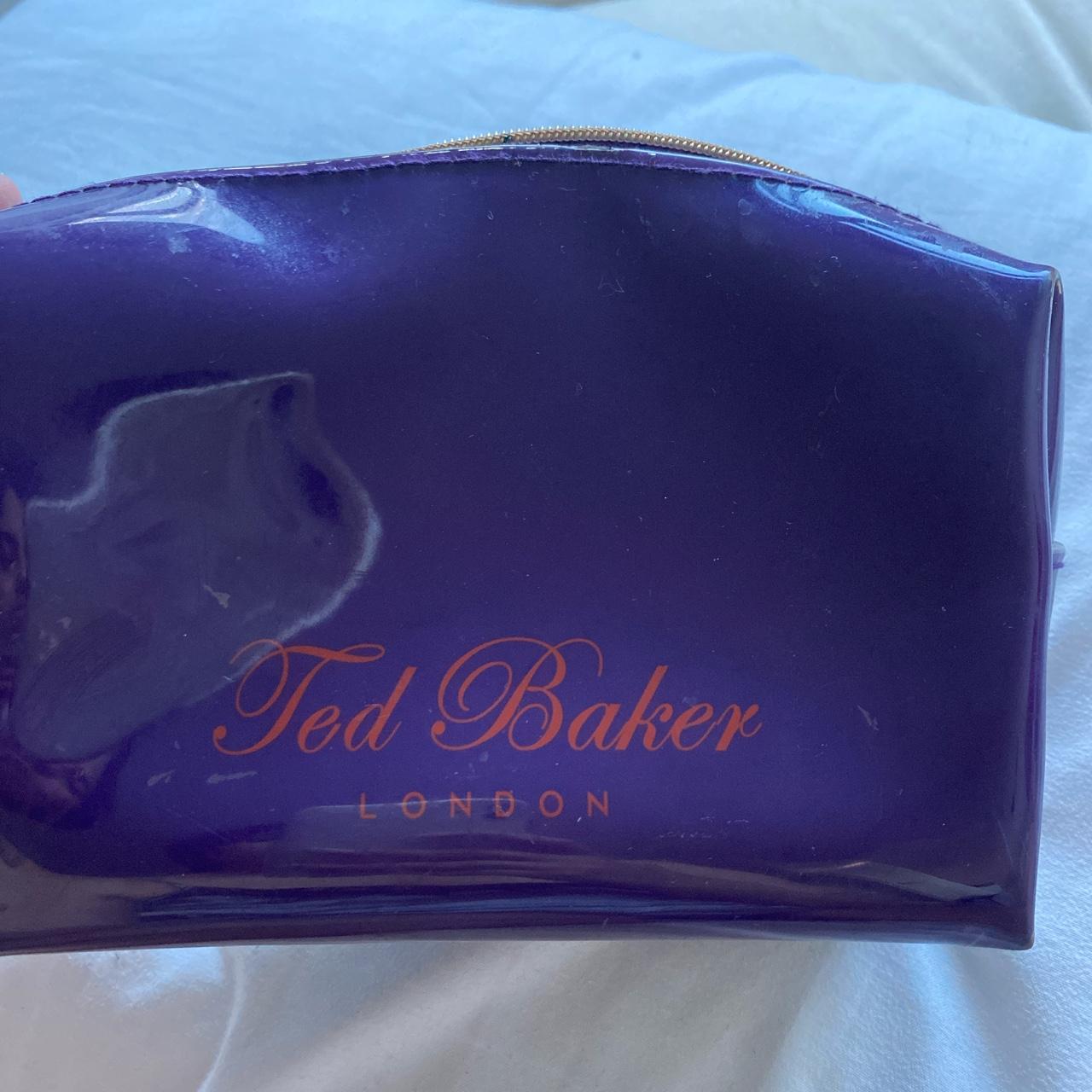 Purple ted baker makeup bag - Depop