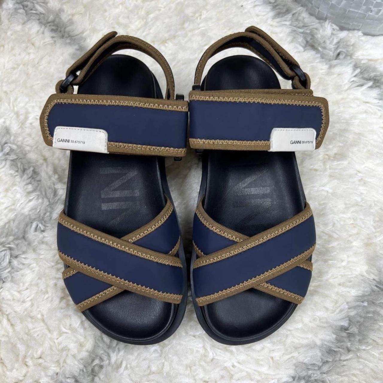 ganni knot sandals