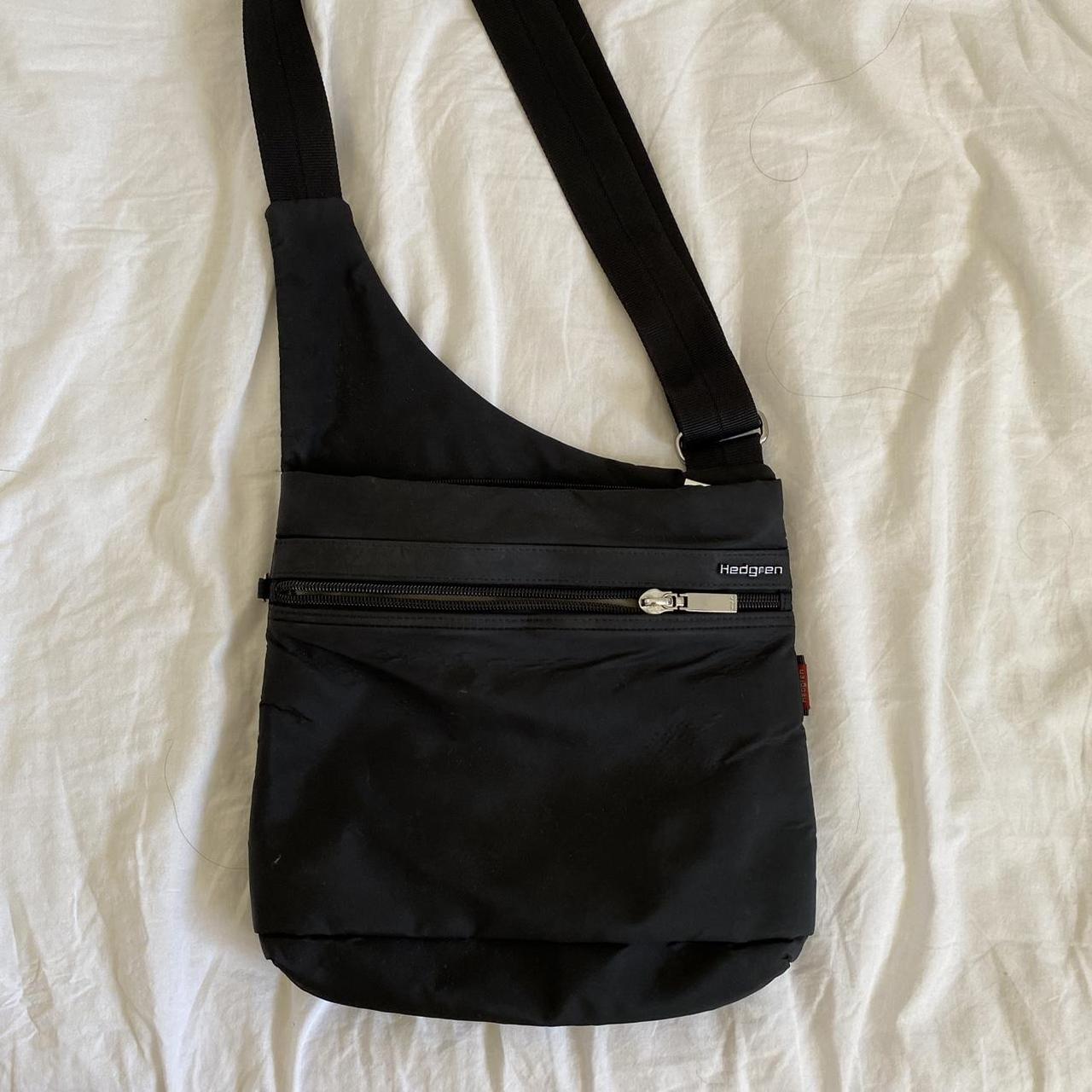 INSTANT BUYS WELCOME- Hedgren black nylon crossbody... - Depop