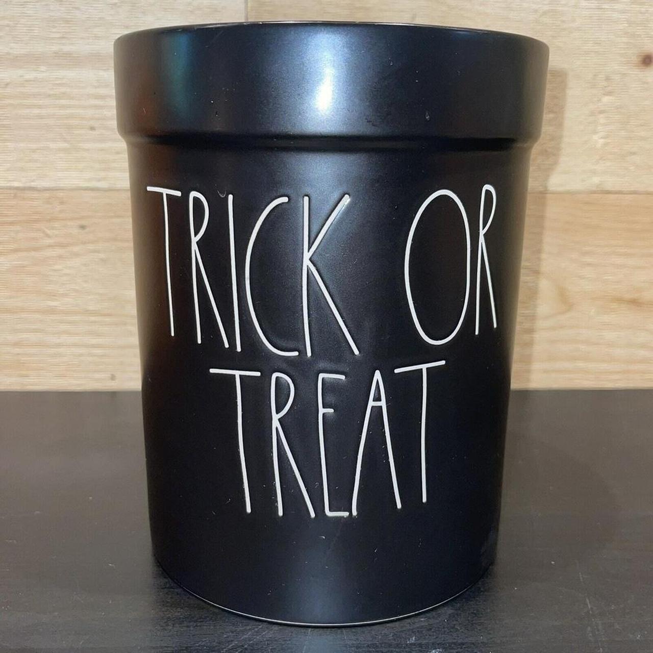 Rae Dunn Black Trick or Treat store Canister