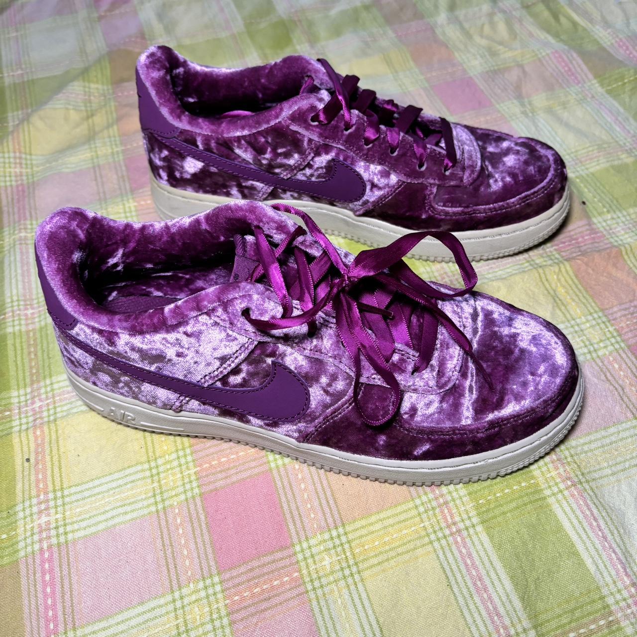 Crushed velvet air force 1 best sale