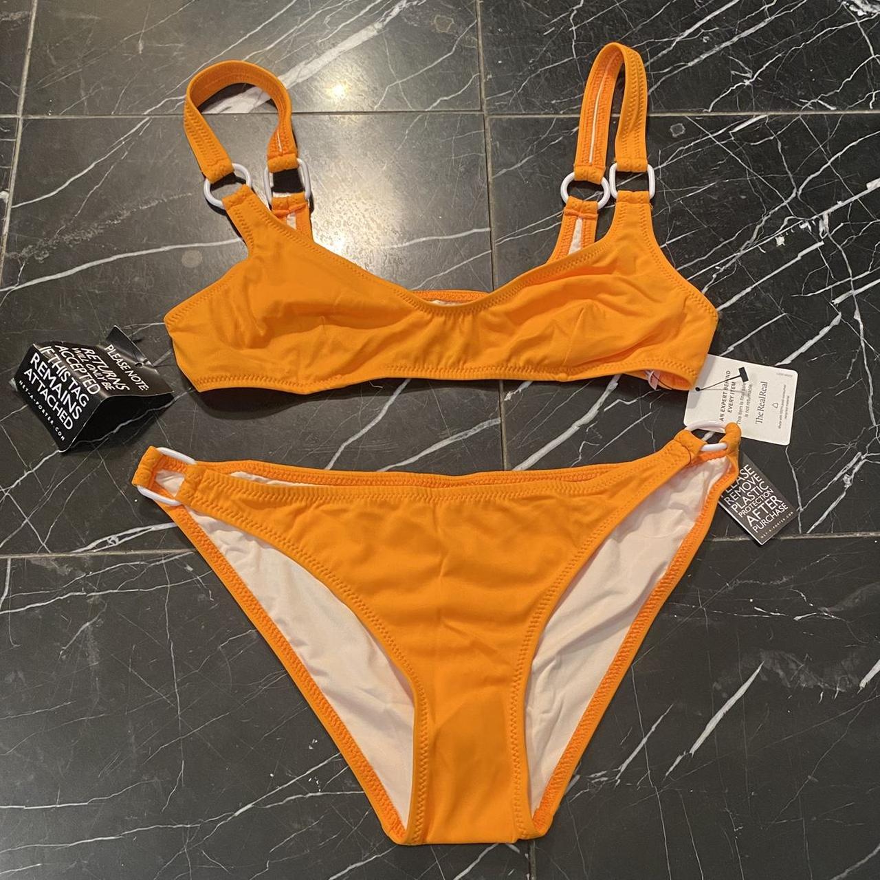 Staud Women's Orange Bikinis-and-tankini-sets | Depop
