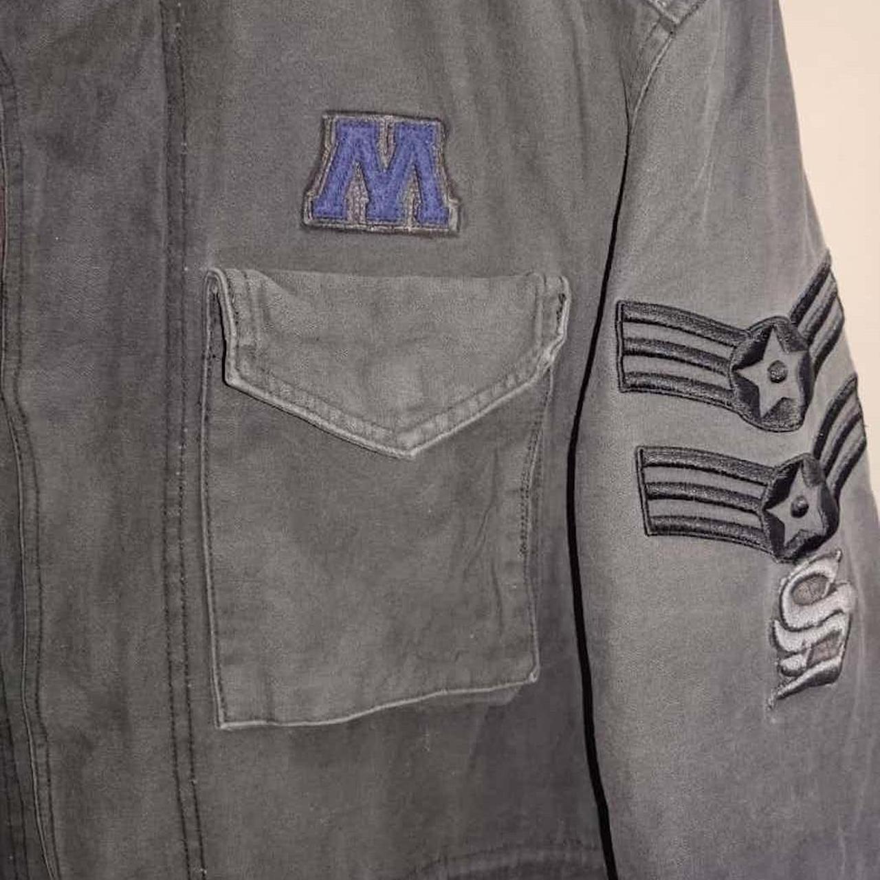 Vintage 90's RARE Avirex Cascade Renegades Indian Leather