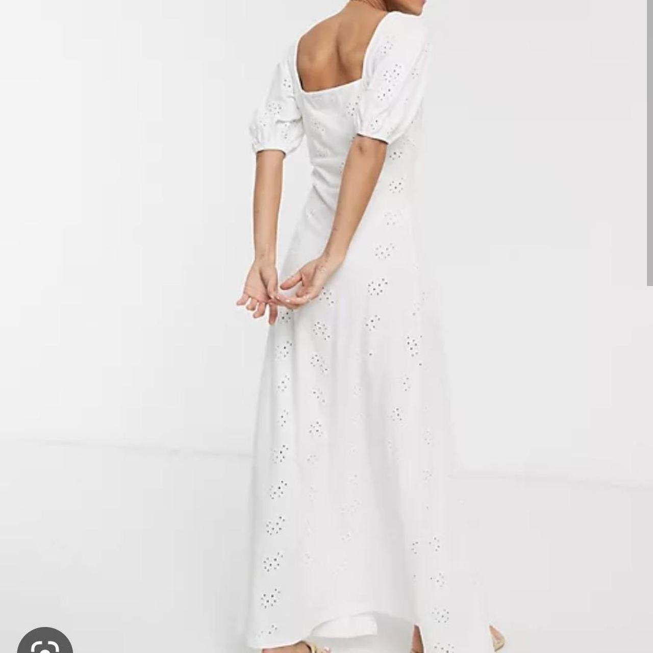 ASOS Women's White Dress Depop
