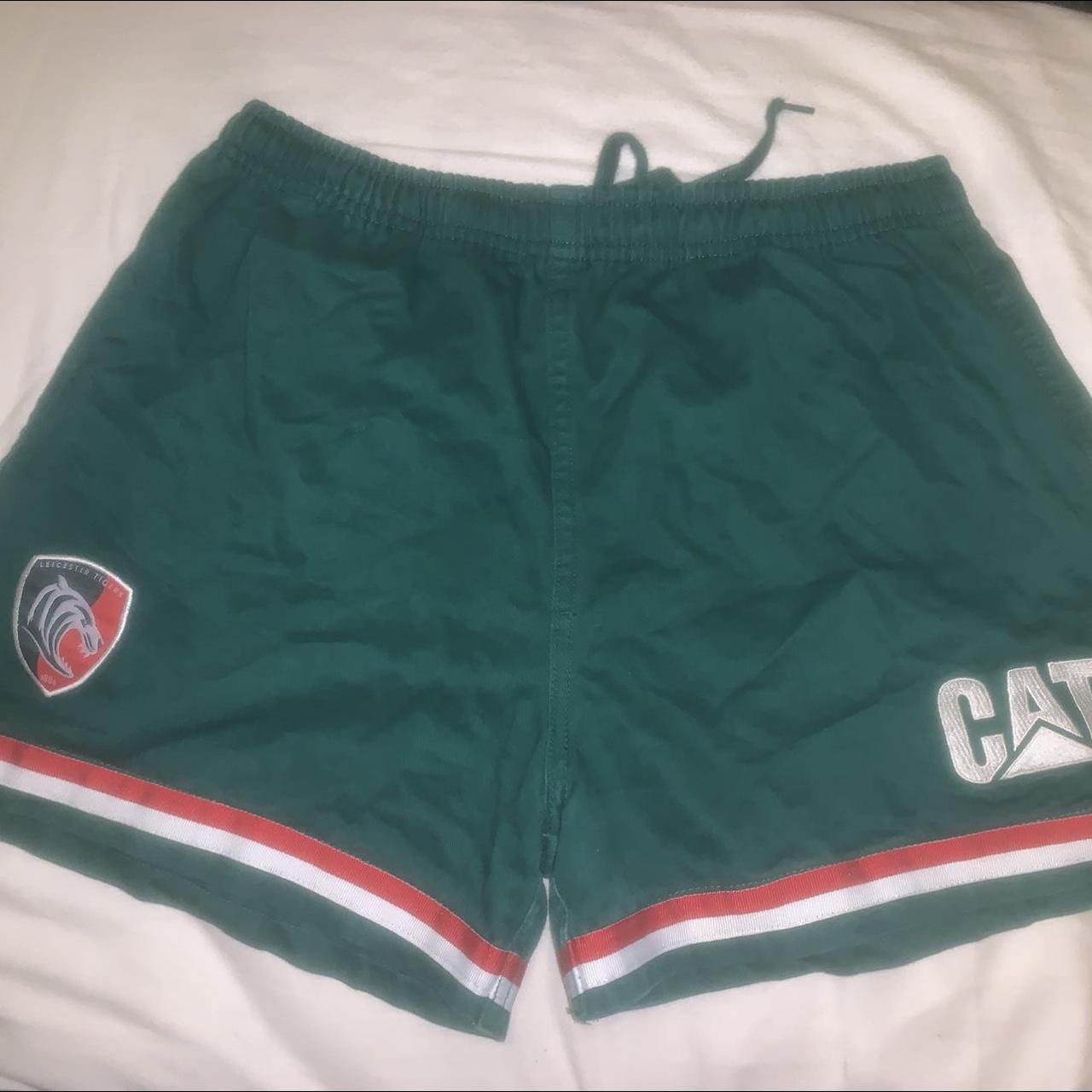 Leicester Tigers rugby shorts Waist 30 (Size S or... - Depop