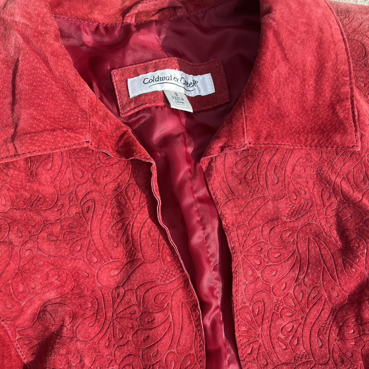 Lil 70s style paisley red vest!! Size small!! Could... - Depop