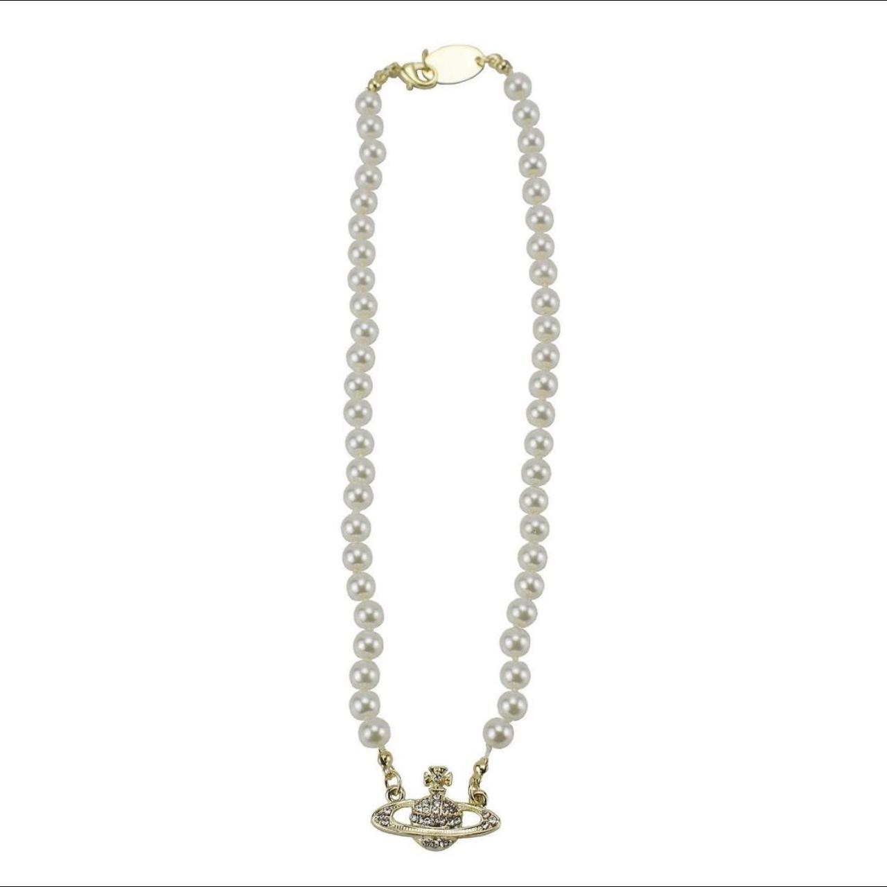 Women's Gold and White Jewellery Depop